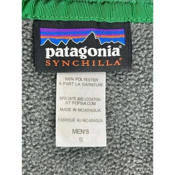 Patagonia Synchilla Snap-T Fleece Pullover Sweatshirt Men’s Small Nickel/Red - Picture 4 of 8